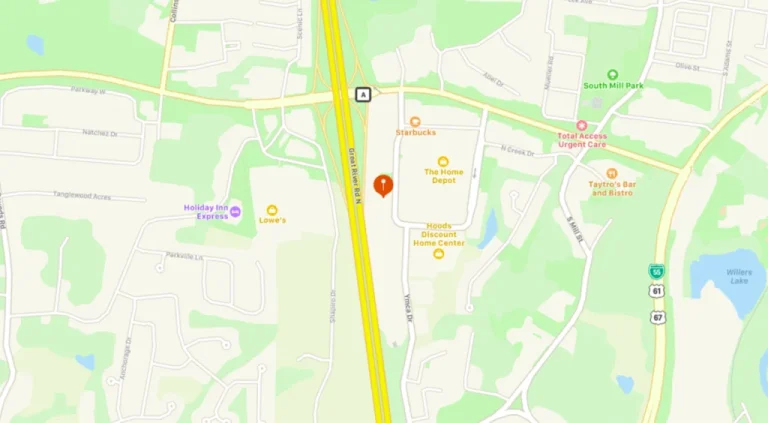 A map showing the location of Starbuds in MO.