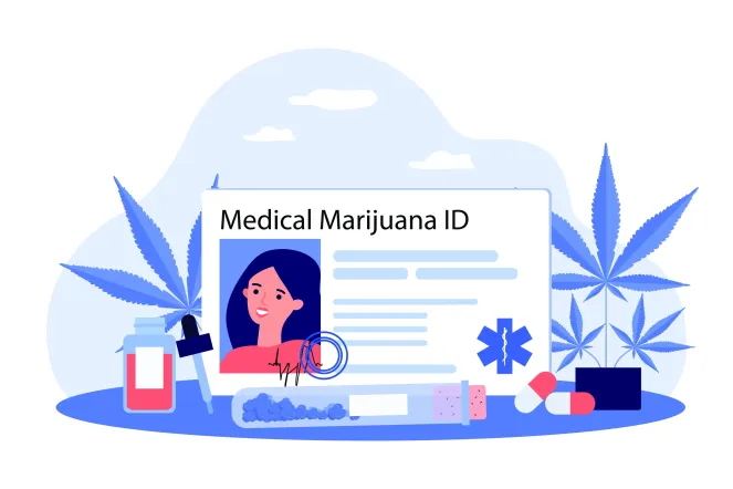 Fort Smith marijuana card; illustration
