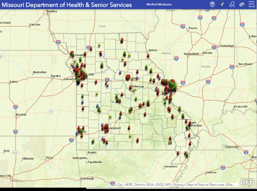 DHSS medicalmarijuanadispensarymapmissouri