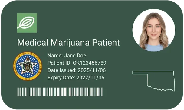 Get the cheapest medical card renewal prices in Oklahoma.